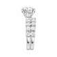 14K 6.00CT Certified Lab Grown Diamond Bridal Set