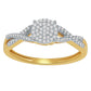 10K 0.20CT D-LADIES RINGS