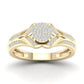 10K 0.20CT D-LADIES MICROPAVE RINGS