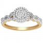 10K 0.25CT D-LADIES RINGS