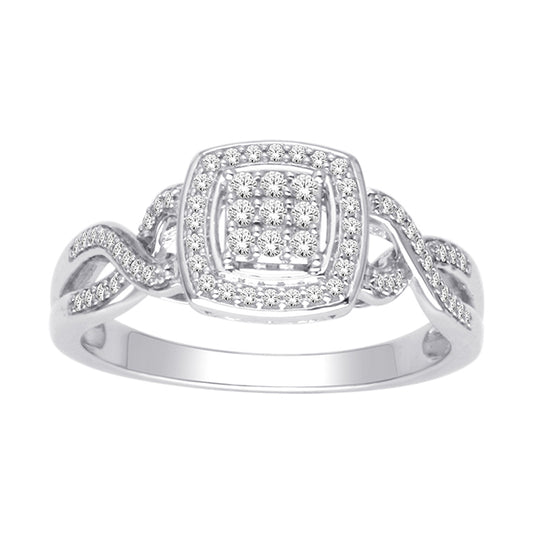 10K 0.25CT D-LADIES RINGS