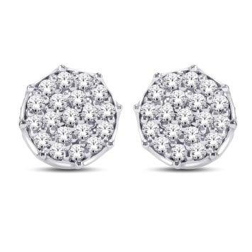 10 Karat Yellow Gold 0.33 Carat Diamonds Fashion Earrings-0126231-YG