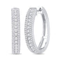 10 Karat Yellow Gold 0.90 Carat Diamonds Classic Hoops-0925547-YG
