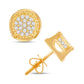 10 Karat All Yellow Gold 0.18 Carat Diamonds Round Earrings-0126058-ALY