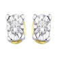 10 Karat Yellow Gold 0.06 Carat Diamonds Round Earrings-0129050-YG
