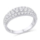 10 Karat White Gold 1.00 Carat Diamonds Classic Ladies Band-0726006-WG