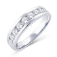 10 Karat White Gold 0.27 Carat Diamonds Classic Ladies Band-0725850-WG