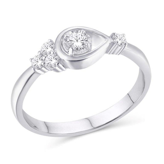 10 Karat Yellow Gold 0.20 Carat Diamonds Fashion Ladies Ring-0226211-YG